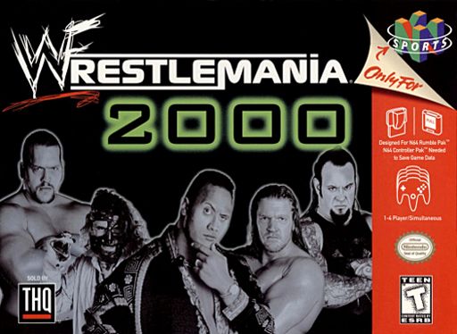 WWF Wrestlemania 2000, N64 (Cart Only/JP)