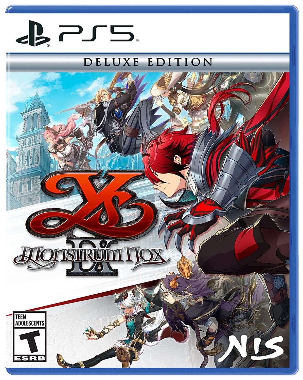 Ys IX Monstrum Nox Deluxe Edition, PS5