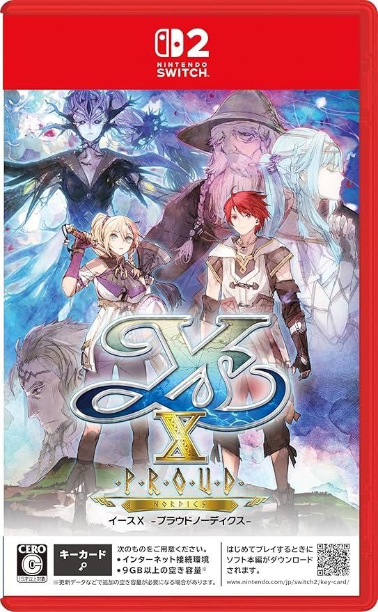 Ys X - Proud Nordics, Switch 2 (JP, Game Key)