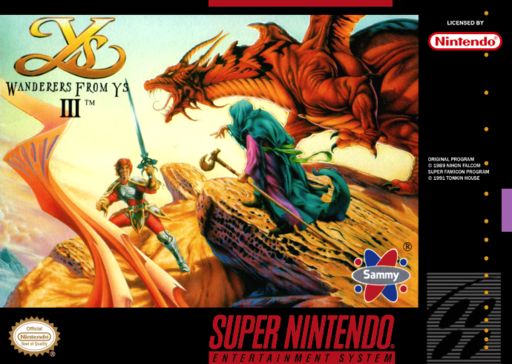 Ys III Wanderers from Ys, SNES (Cart Only)