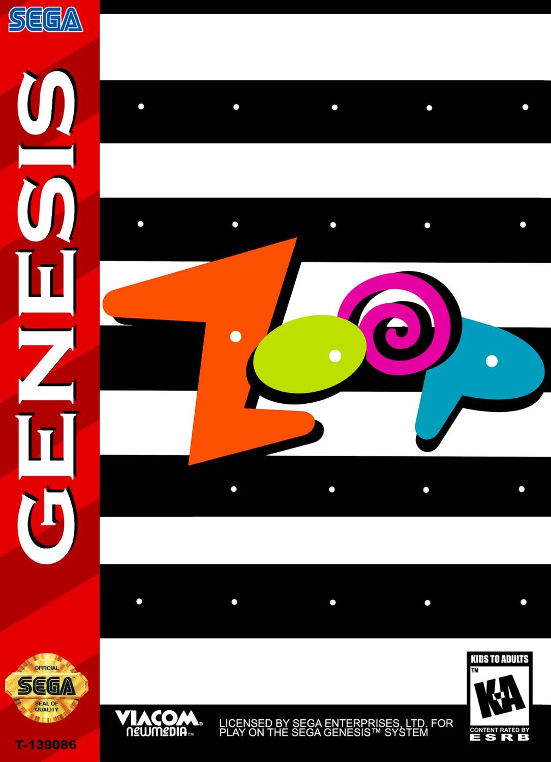 Zoop, Sega Genesis (Cart Only)