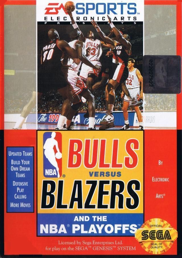Bulls Vs Blazers and the NBA Playoffs, Sega Genesis