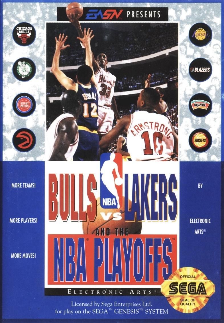 Bulls vs Lakers and the NBA Playoffs, Sega Genesis