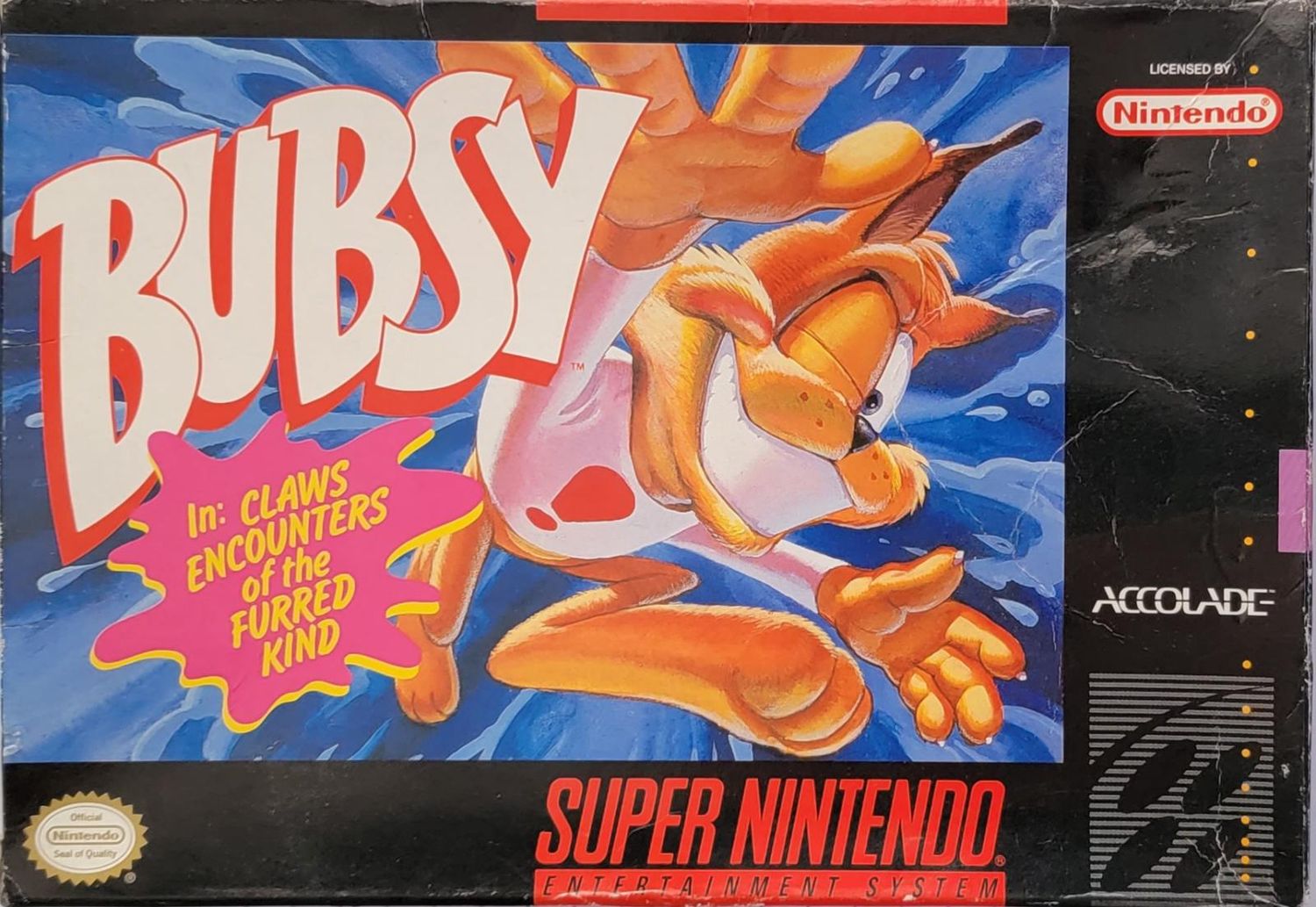 Bubsy, SNES (Cart Only)