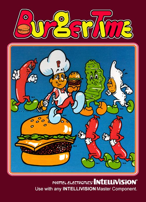 Burgertime, Intellivision (Cart Only)