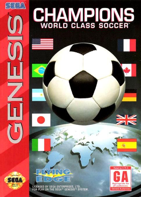 Champions World Class Soccer, Sega Genesis (Cart Only)
