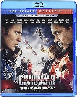 Captain America Civil War, Collector's Edition, 3D, Blu-ray