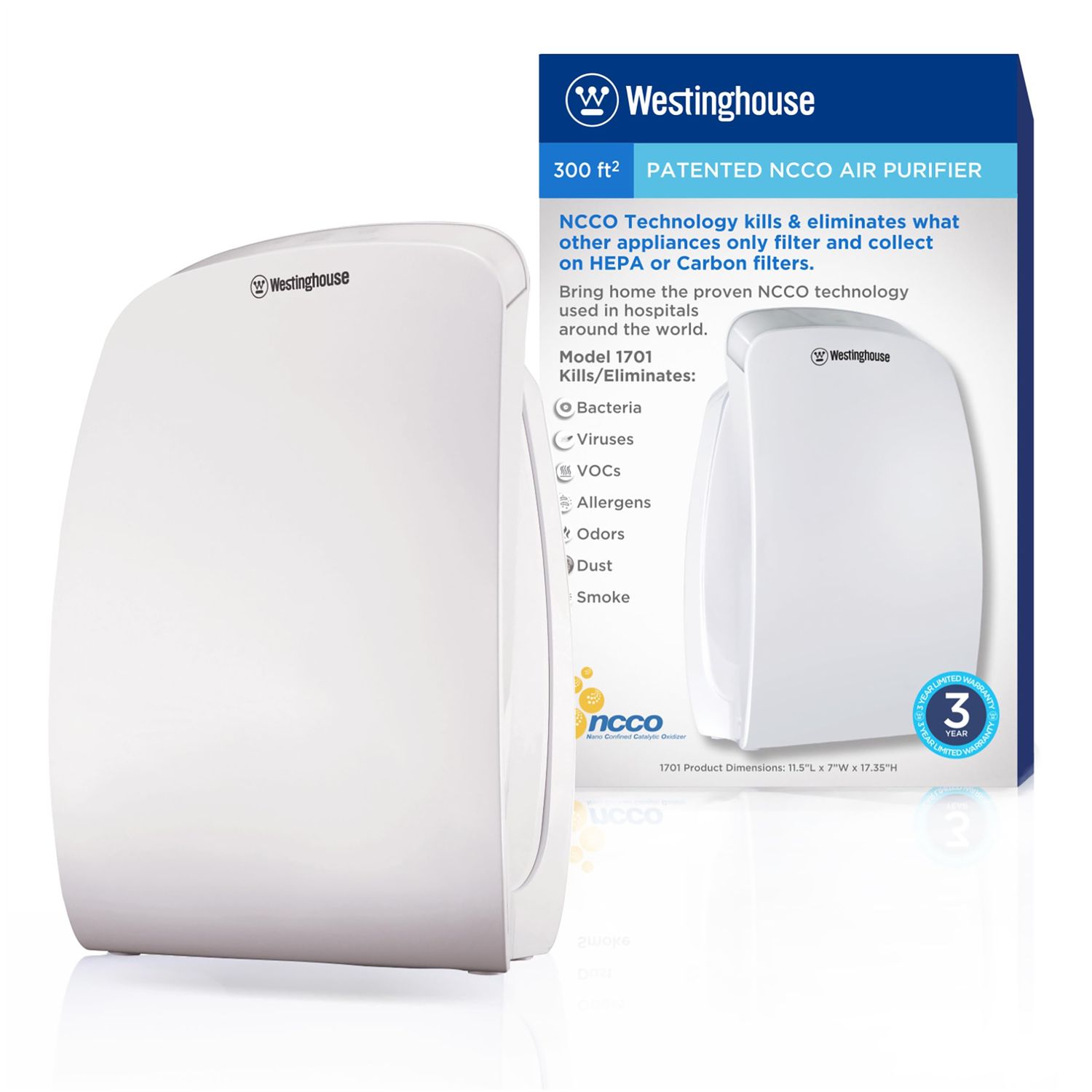 Westinghouse 1701 HEPA Air Purifier