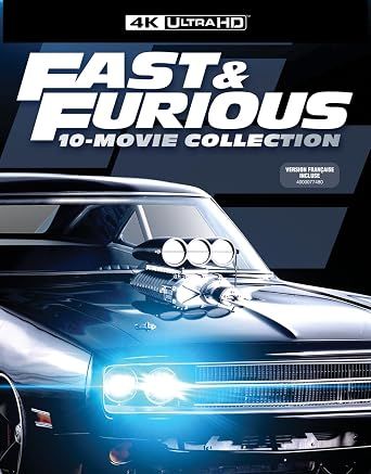 Fast &amp; Furious 10-Movie Collection, 4K UHD, Blu-ray