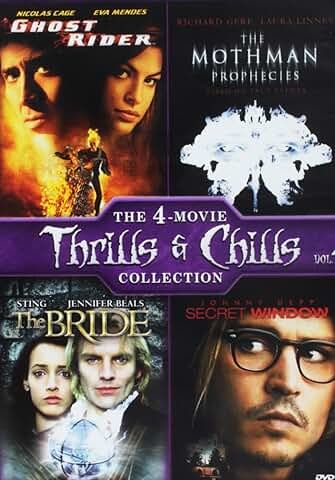 The 4 Movie Thrills &amp; Chills Collection - The Bride / Ghost Rider / The Mothman Prophecies / Secret Window, DVD