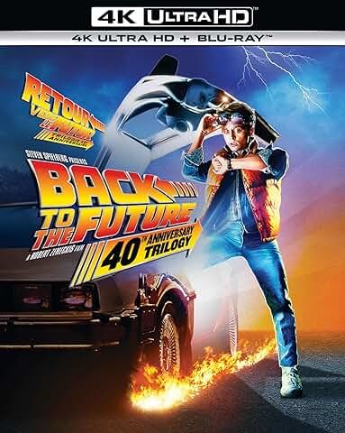 Back To The Future 40th Anniversary Trilogy, 4K UHD, Blu-ray