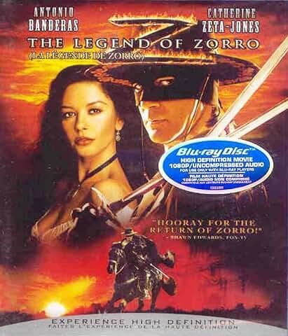 The Legend Of Zorro, Blu-ray