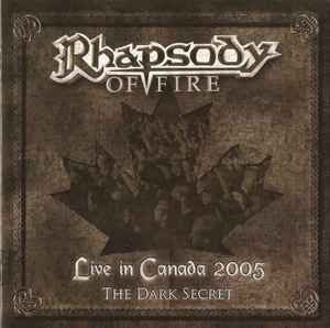 Rhapsody – Live In Canada 2005 - The Dark Secret, CD