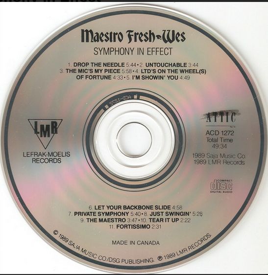Maestro Fresh-Wes – Symphony In Effect *Missing Front Cover*, CD