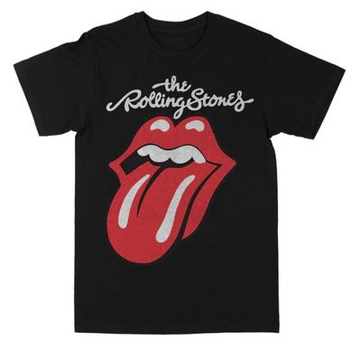 Rolling Stones - Solid Tongue, LG (Unisex) T-Shirt
