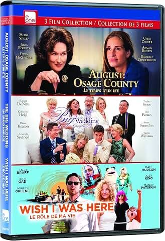 August: Osage County / The Big Wedding / Wish I Was Here, DVD