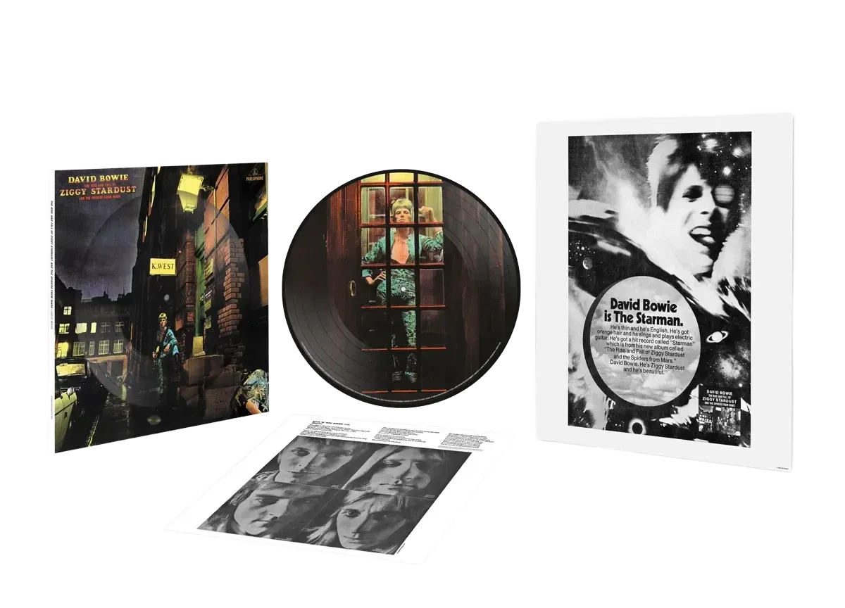 David Bowie - Ziggy Stardust And The Spiders From Mars OST (50th Anniversary Picture Disc), Vinyl (NEW)