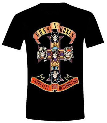 Gun N Roses - Appetite For Destruction, LG T-Shirt