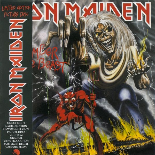 Iron Maiden – The Number Of The Beast (Picture Disc) (NM), Vinyl