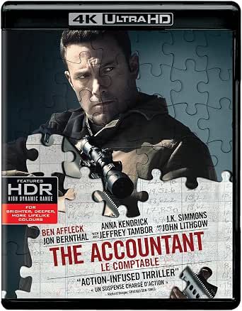 The Accountant, 4K UHD, Blu-ray