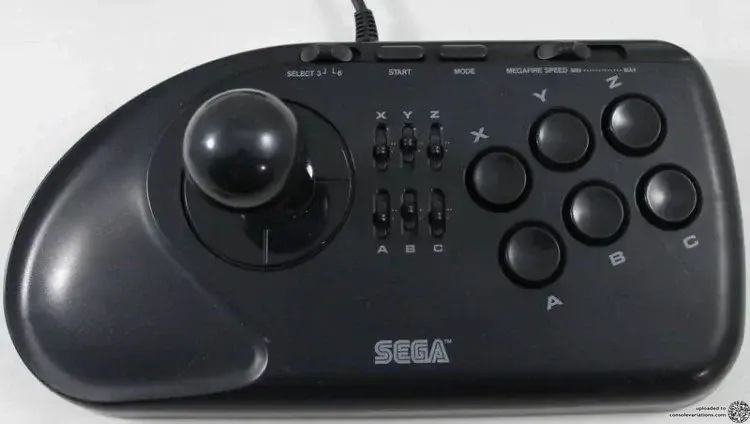 Sega Genesis 6 Button Arcade Stick (CIB)
