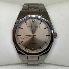 Geoffrey Benne Grey Dial Quartz Men's Watch (655) *Final Sale, No Battery*