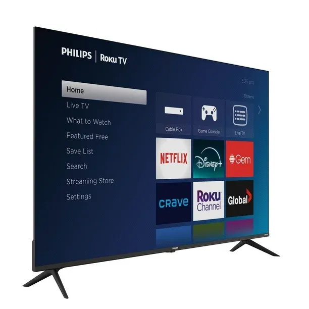 Philips 50" Roku Smart TV W/Rem (154)