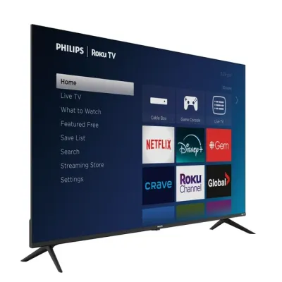 Philips 50" Roku Smart TV W/Rem (154)