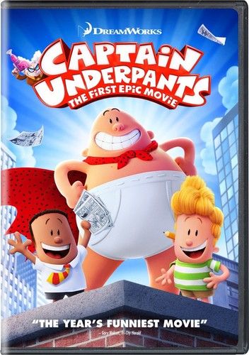 Captain Underpants The First Epic Movie, DVD
