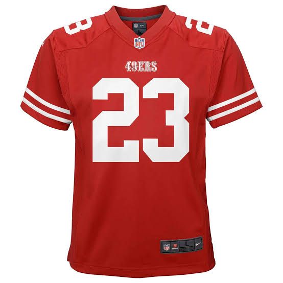 San Francisco 49ers Nike Christian McCaffrey Limited Jersey (NEW) (373)