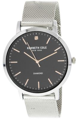 Kenneth Cole New York Silver Tone Watch (655) *Final Sale, No Battery*