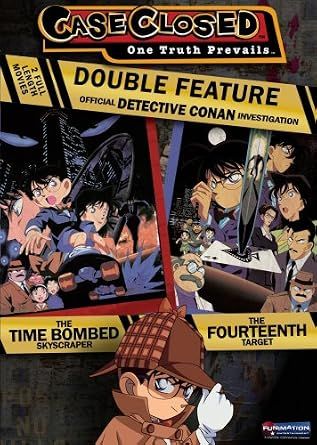 Case Closed Double Feature - Time Bombed Skyscraper / 14th Target, DVD
