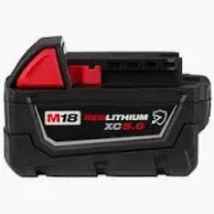 Milwaukee M18XC 5.0Ah Battery (656)