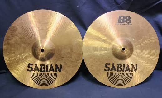 Sabian B8 14" Hi Hat Cymbal Set (166)