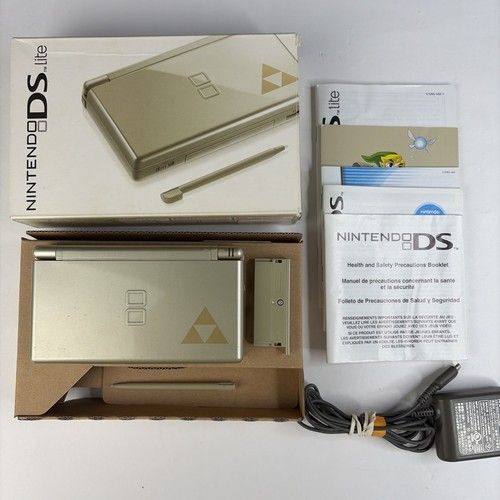 Zelda Triforce Gold Nintendo DS Lite Console