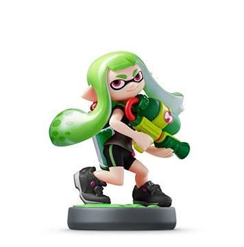 Amiibo - Inkling Girl Green - Splatoon Series (Loose)