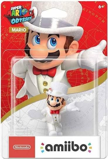 Amiibo - Super Mario Odyssey - Wedding Mario (NEW)