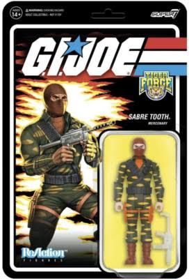 Super 7 Tiger Force Sabre Tooth Figure