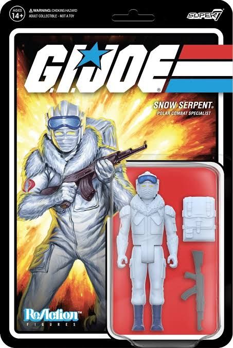 Super 7 G.I. Joe Snow Serpent Figure