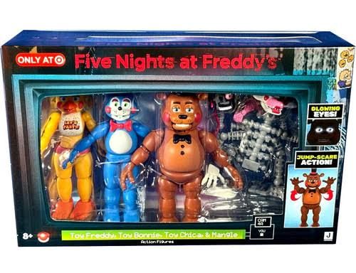 Five Nights At Freddy's Bonnie, Chicka, Freddy &amp; Mangle Figures