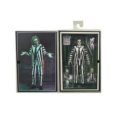 NECA Ultimate Striped Suit Beetlejuice 7" Figure