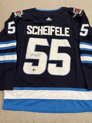 Adidas Winnipeg Jets Mark Scheifele W/ Frameworth COA (768)