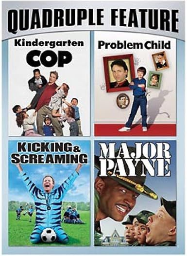 Kindergarten Cop / Problem Child / Kicking &amp; Screaming / Major Payne, DVD