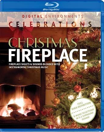 Christmas Fireplace, Blu-ray