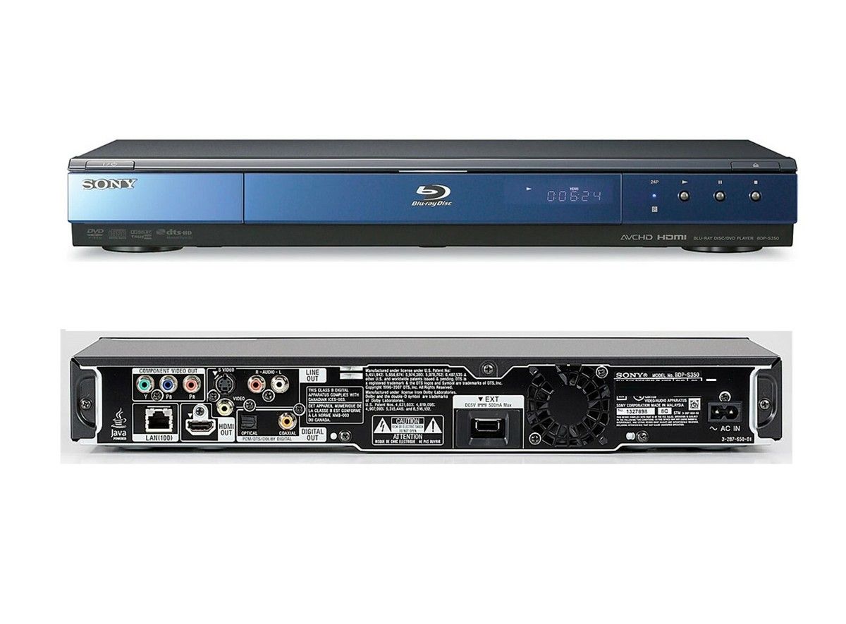 Sony BDP-350 Blu Ray Player W/ Rem (767)
