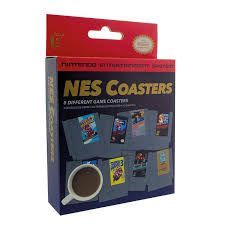 Nintendo Entertainment System Cartridge Coasters