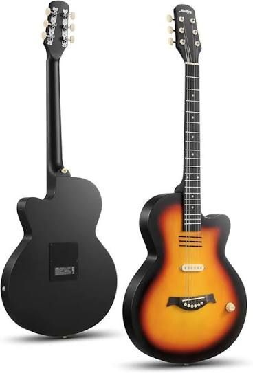 Maukey Acoustic Electric Guitar W/Case