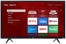 TCL 32" LED Roku TV N/Rem *Smart Function N/Working*