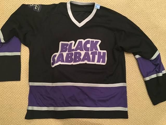 Black Sabbath "The End" 2016 Tour Hockey Style Jersey XXL (851)
