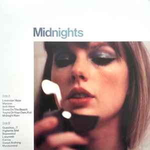Taylor Swift – Midnights (Blue Translucent Marbled) (VG), Vinyl